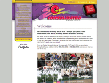 Tablet Screenshot of consolidatedprinting.com